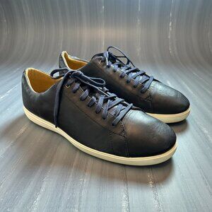 Cole Haan Navy Blue Leather Grand.OS Sneakers Men’s 11 M Casual Shoes